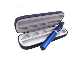 Cassa blu di viaggio dell'insulina della scatola della penna dell'insulina di colore per il materiale di cuoio della latta/unità di elaborazione delle penne
