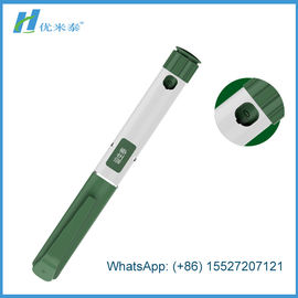 Penna eliminabile su misura dell'insulina con la cartuccia 3ml nel colore verde
